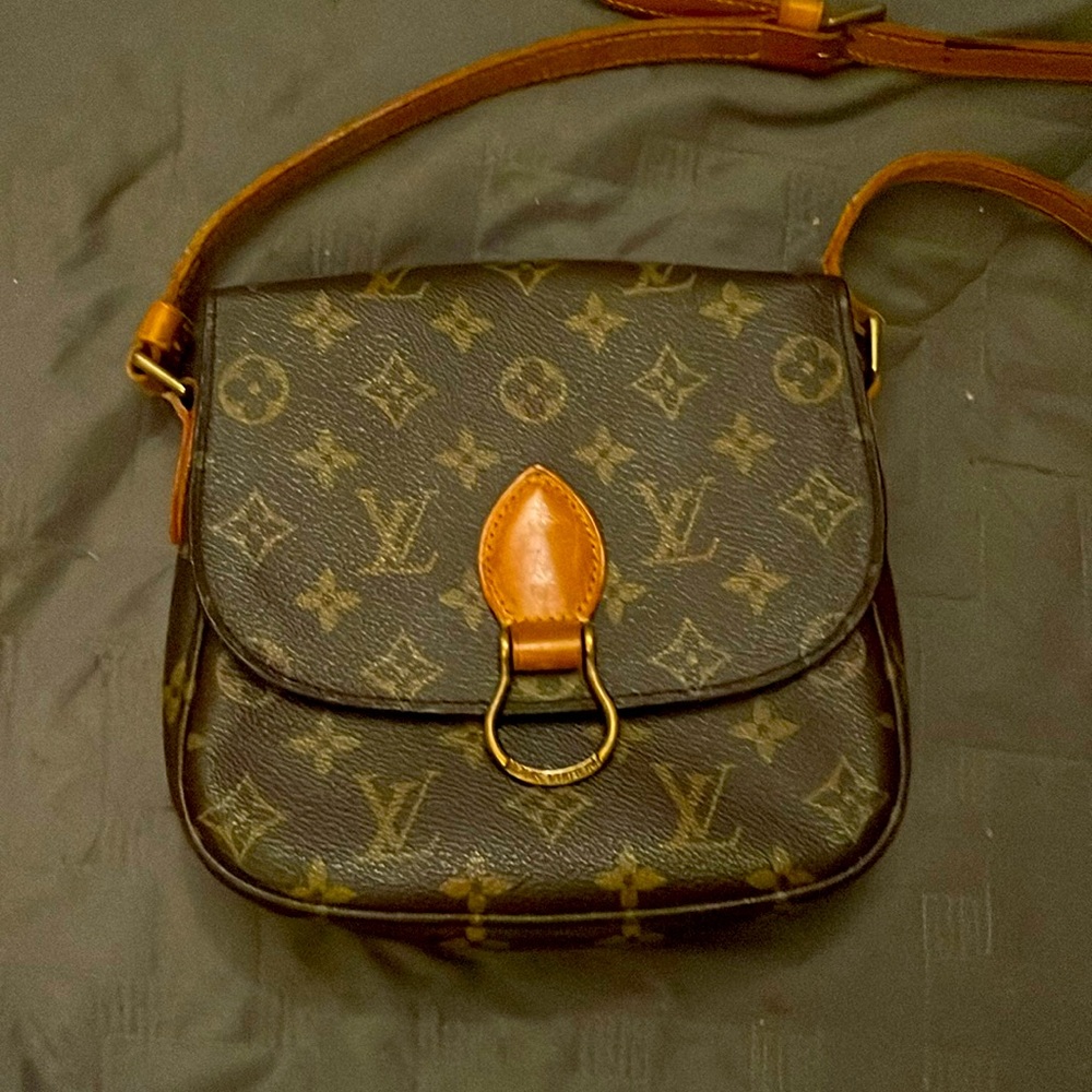 Louis Vuitton Saint Cloud Leather Crossbody Bag